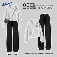 【Пакет с двумя частями】 цветочный серый (H Huili Lili Brand Mark Mark) + черный (сплошной цвет)