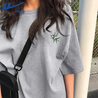 [100% чистый хлопок, одинаковый стиль для мужчин и женщин, повседневный и универсальный] Серый вереск (этикетка на груди Yazhu)