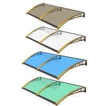 Rainshaft roof household rain tent outdoor rain shade rain shelf window balcony free from porous rain