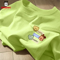 [Хлопок] улыбка медведь баб k матча зеленый