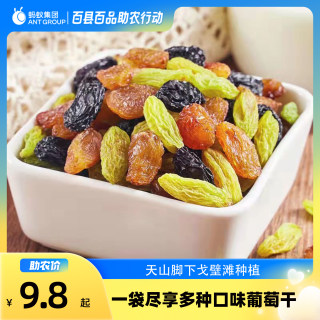Xinjiang rainbow raisins new baked large grain clean seedless no-wash snack specialty