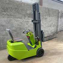 Electric forklift three-point small stacker ride-on three-wheel forklift suitable for warehouse construction site trucks