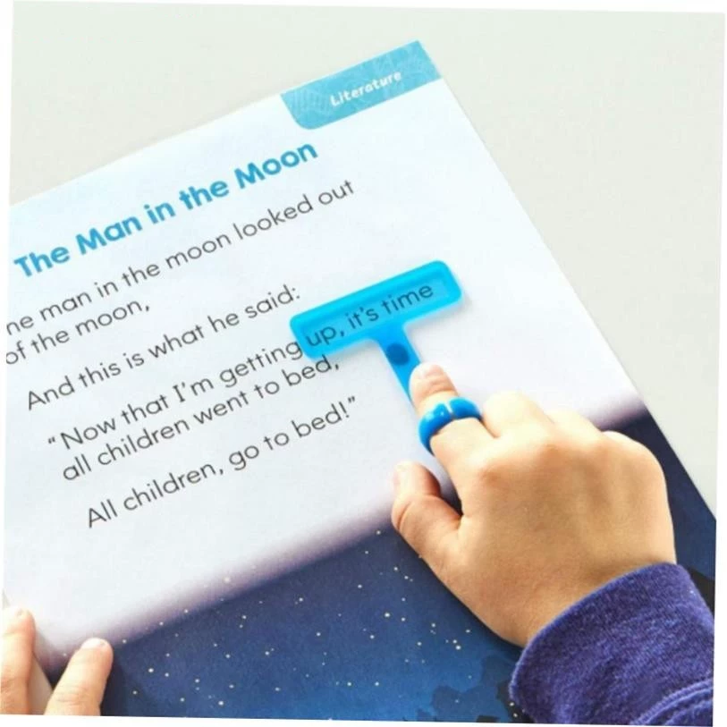 [Guided Reading Strips Finger Focus Highlighter Dyslexia Tool]