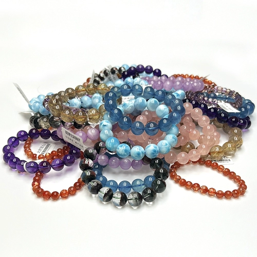 Натуральный сапфировый турмалиновый модный браслет с аметистом на солнечной энергии из граната, лунный камень