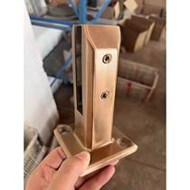 304 stainless steel swimming pool clip without punching base floor-standing glass fixed clip railing column stair accessories