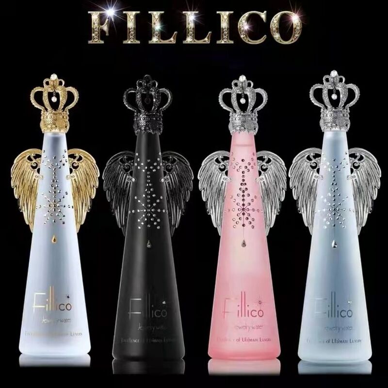 Japanese Fillico Kobe Mineral Water Same Style Fillico Crown Crystal Luxury High-End Craft Ornament Japanese Fillico Kobe Mineral Water Same Style Fillico Crown Crystal Luxury High-End Craft Ornament