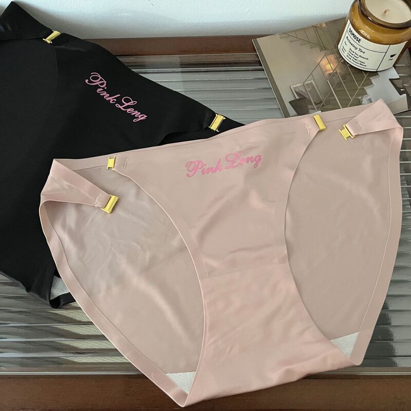 High-Slit, Buckle-Fastened, Sexy Ice Silk Seamless Women's Panties with Detachable Sides, 2024 New Model, Convenient and Easy to Take Off, with Straps