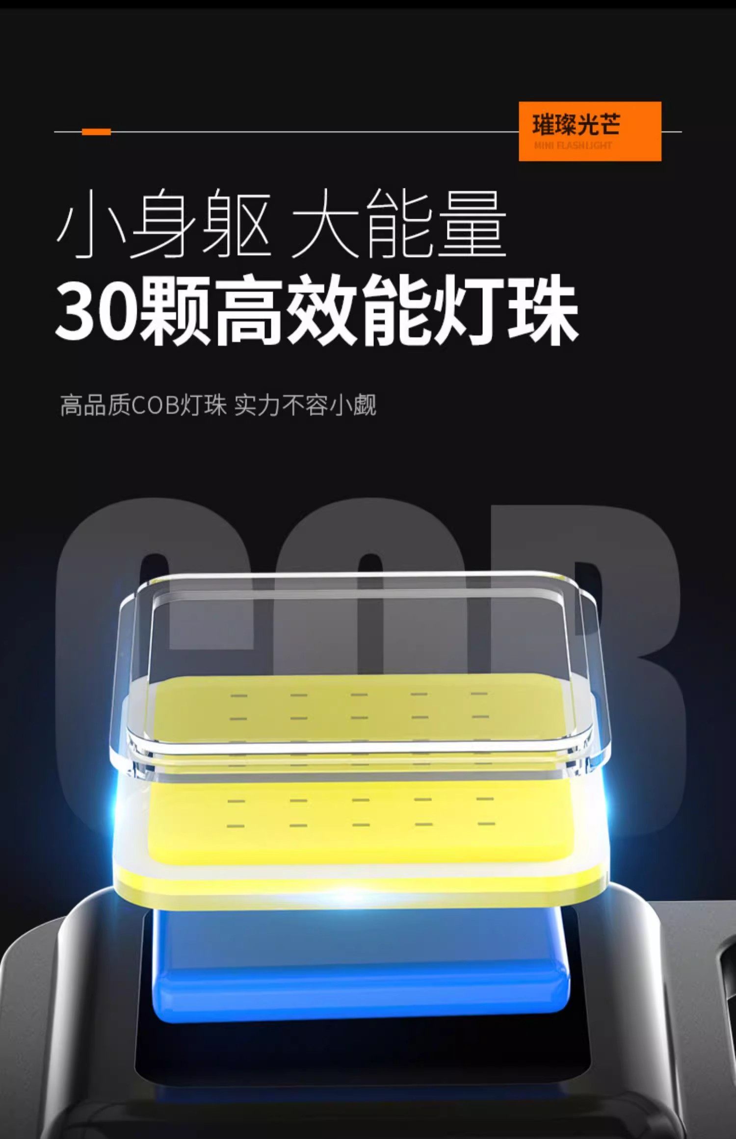 Keychain Light Strong Light Rechargeable Flashlight Super Bright Outdoor Multi-Functional Portable Mini Work Light Small Portable Led