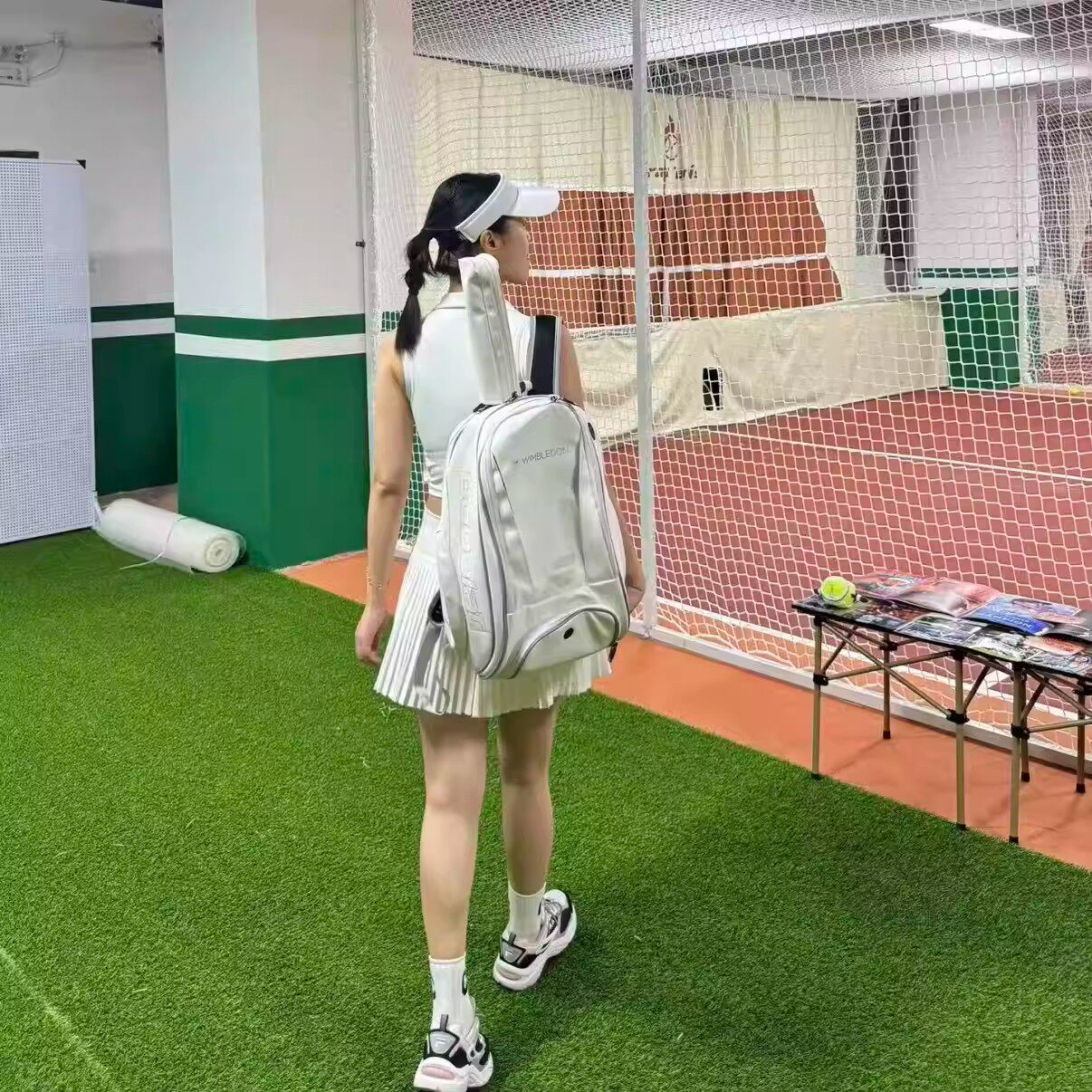 2026年新作テニスバッグ、プロ仕様バドミントンバッグ、ウィンブルドン記念エディション、ユニセックスラケットバッグ、防水バックパック