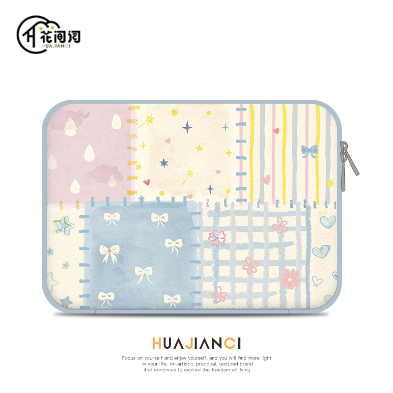Flower Word ins Illustration Laptop Liner Bag Suitable for Huawei Matebook14 Apple MacBook Air13.3 Female Lenovo Xiaoxin 15.6 Protective Cover iPad Tablet Storage Bag Flower Word ins Illustration Laptop Liner Bag Suitable for Huawei Matebook14 Apple MacBook Air13.3 Female Lenovo Xiaoxin 15.6 Protective Cover iPad Tablet Storage Bag