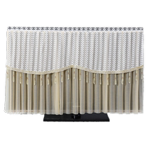 Simple TV cover dust-proof cover 55-inch 65-inch desktop hanging curved LCD TV fabric lace cover