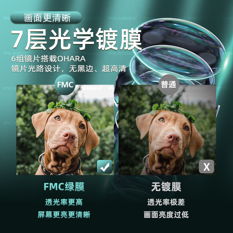 Pickogen Mobile Phone Lens for Professional Portrait Photography, Large Aperture, Background Blur, Dedicated 3X External Telephoto High-Definition Zoom Lens, Cpl Polarizing Starlight Filter, Suitable for Xsmax Apple 8P