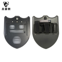Aluminum alloy three-color lighting arm shield anti-riot arm shield explosion-proof arm shield security equipment shield arm shield