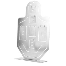 Precision humanoid target shooting training metal target practice automatic return target plate