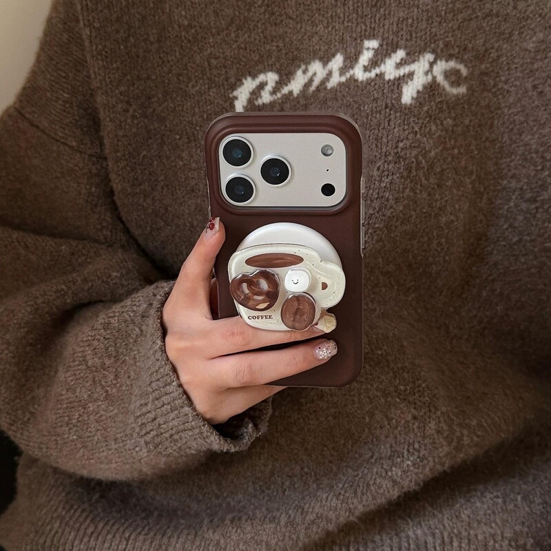 Suitable for Apple 18 Pro Max Phone Case, New 2026 Cute Coffee Cup Magnetic Stand, iPhone 17 Pro Max Full Coverage, High-End Feel, 16 Pro Unique and Stylish, Niche ins Style 15 Case Suitable for Apple 18 Pro Max Phone Case, New 2026 Cute Coffee Cup Magnetic Stand, iPhone 17 Pro Max Full Coverage, High-End Feel, 16 Pro Unique and Stylish, Niche ins Style 15 Case