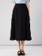 Черная зонтная юбка