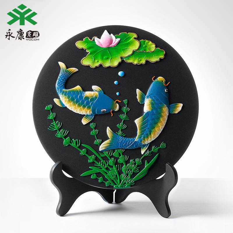 Yongkang Activated Charcoal Charcoal Sculptures Creative Gifts Harmony With Modern Home Furnishing Pendulum Pieces Business Creative Gifts-Taobao