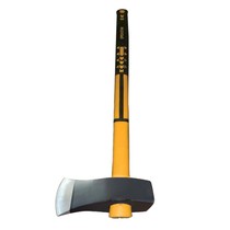 Orbital steel Russian large ax household firewood splitting artifact outdoor multi-functional mountain ax logging ax