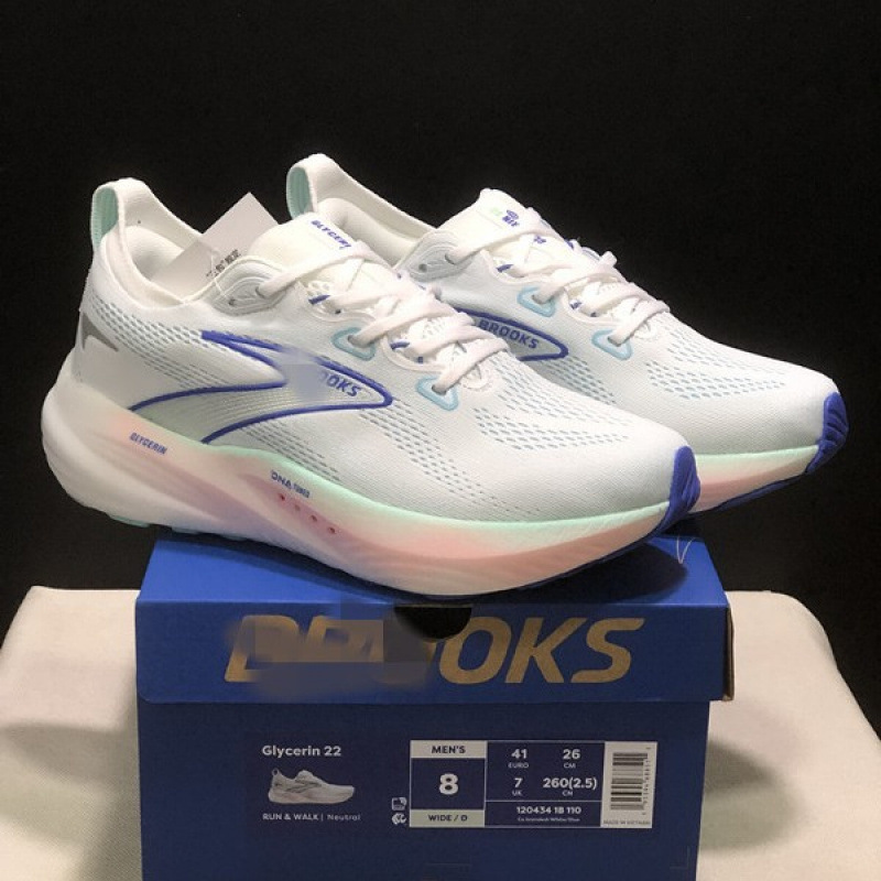 Foreign Trade Boks Brooks Glycerin 22 Running Shoes for Men and Women, Shock-Absorbing Running Shoes, Sports Shoes Foreign Trade Boks Brooks Glycerin 22 Running Shoes for Men and Women, Shock-Absorbing Running Shoes, Sports Shoes