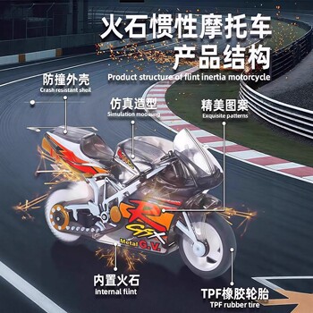 Sogou Motorcycle Children's Toy Car 2025 New Model Small Car for Boys Micro-Particle Four-Stroke Sogou Motorcycle