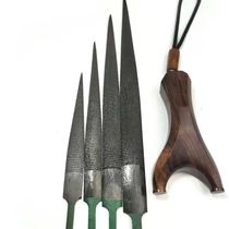 #Varnish wood file Redwood file Woodworking file Wooden hardwood file Fine-tooth pointed wood file Woodworking file Narrow wood file