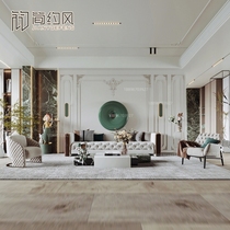 Italian simple light luxury sofa combination small apartment model room club high-end design sofa modern coffee table combination