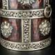 Tibetan retro storage box storage box tsampa box candy box ritual rice box pure copper living room decoration ornaments