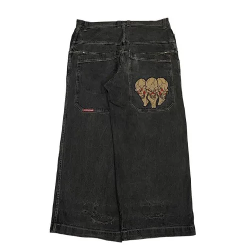 [Streetwear JNCO Jeans Y2k Hip Hop Cartoon Graphic Print Vint]
