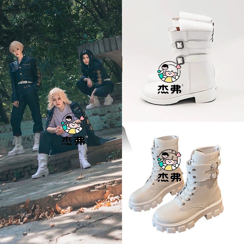 Tokyo Avengers Sano Wanjiro Cos Shoes Universal Two-Dimensional Performance Shoes Low Heel Heightening Short Boots Tokyo Avengers Sano Wanjiro Cos Shoes Universal Two-Dimensional Performance Shoes Low Heel Heightening Short Boots