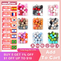 Silicione Loose Baby Bead 15mm 20pcs DIY Chewable Food Graade