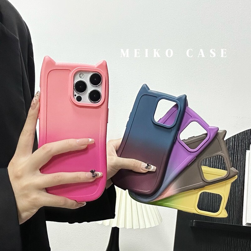 Suitable for Apple 16 Pro Max Phone Case New Model iPhone 16 High-End 15 Pro Cat Ears 13 Gradient Color 14 Simple 12 Niche 11 Silicone 8 Plus Case X Female Xr Case Max Cover Suitable for Apple 16 Pro Max Phone Case New Model iPhone 16 High-End 15 Pro Cat Ears 13 Gradient Color 14 Simple 12 Niche 11 Silicone 8 Plus Case X Female Xr Case Max Cover