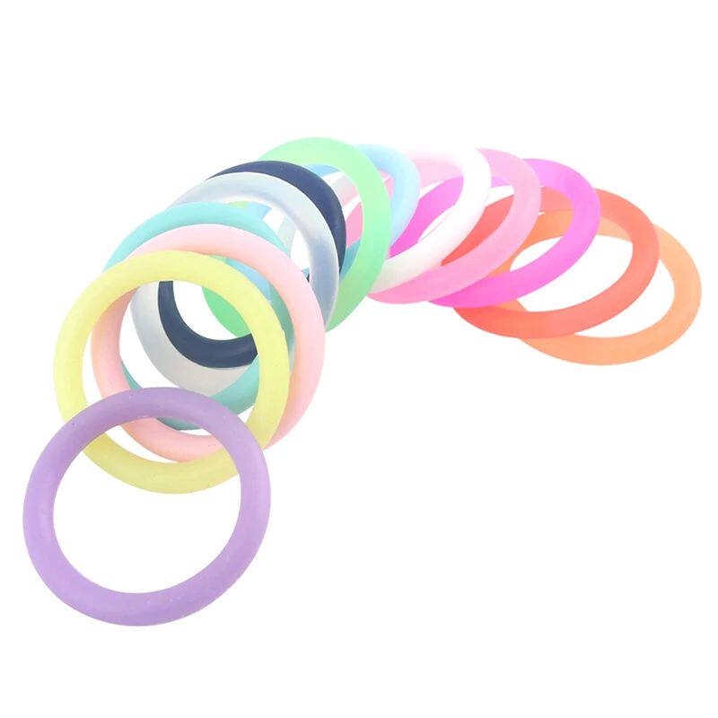 Bite Bites 30pcs Rubber Circle 22mm Soother Clip Silicone Ri