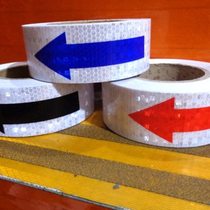 New crystal diamond grade reflective tape super bright guide reflective arrow garage guide single guide arrow 5cm25m