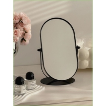 Desktop makeup mirror HD large mirror student dormitory home modern simple light luxury ins makeup mirror