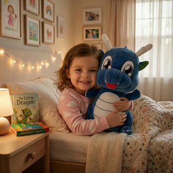 Nextmede cartoon dragon plush pillow doll