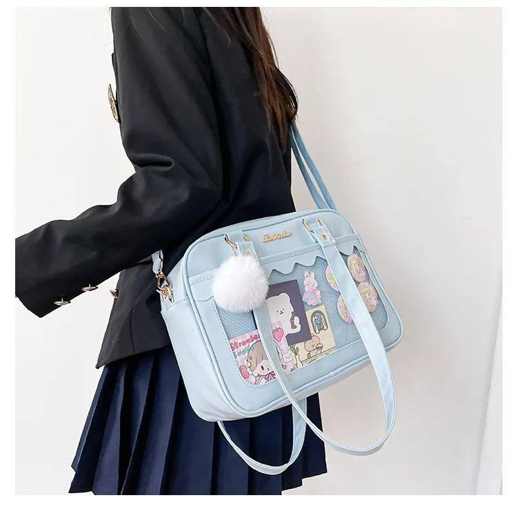 Japanese Kawaii Shoulder Bag For Women кожзаменитель Leather Itabag Tra OTHER / Other 