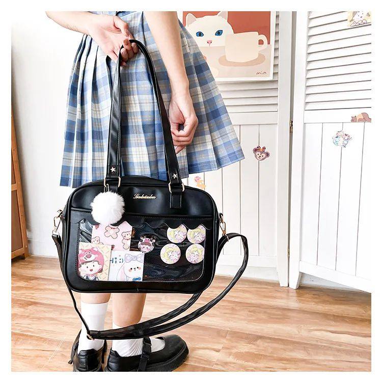 Japanese Kawaii Shoulder Bag For Women кожзаменитель Leather Itabag Tra OTHER / Other 