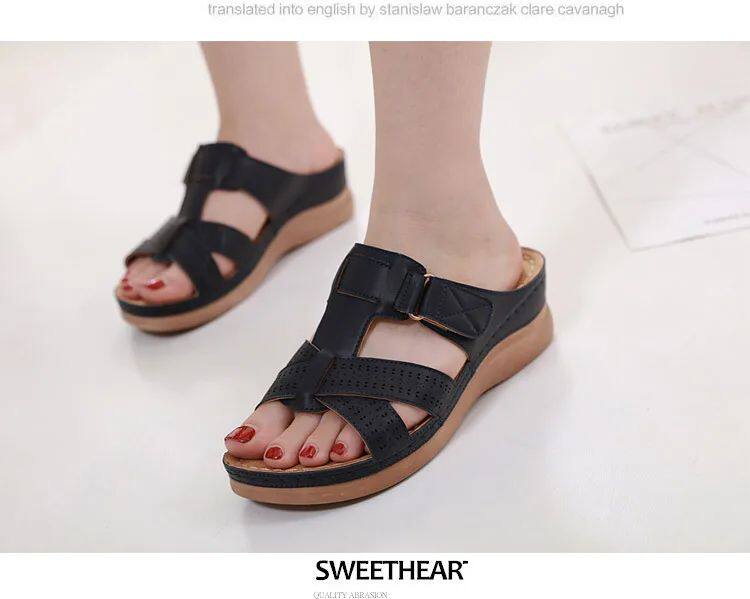 Мода снега сапоги 2023 summer women wedge sandals premium orthopedic open toe OTHER