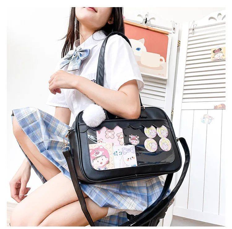 Japanese Kawaii Shoulder Bag For Women кожзаменитель Leather Itabag Tra OTHER / Other 