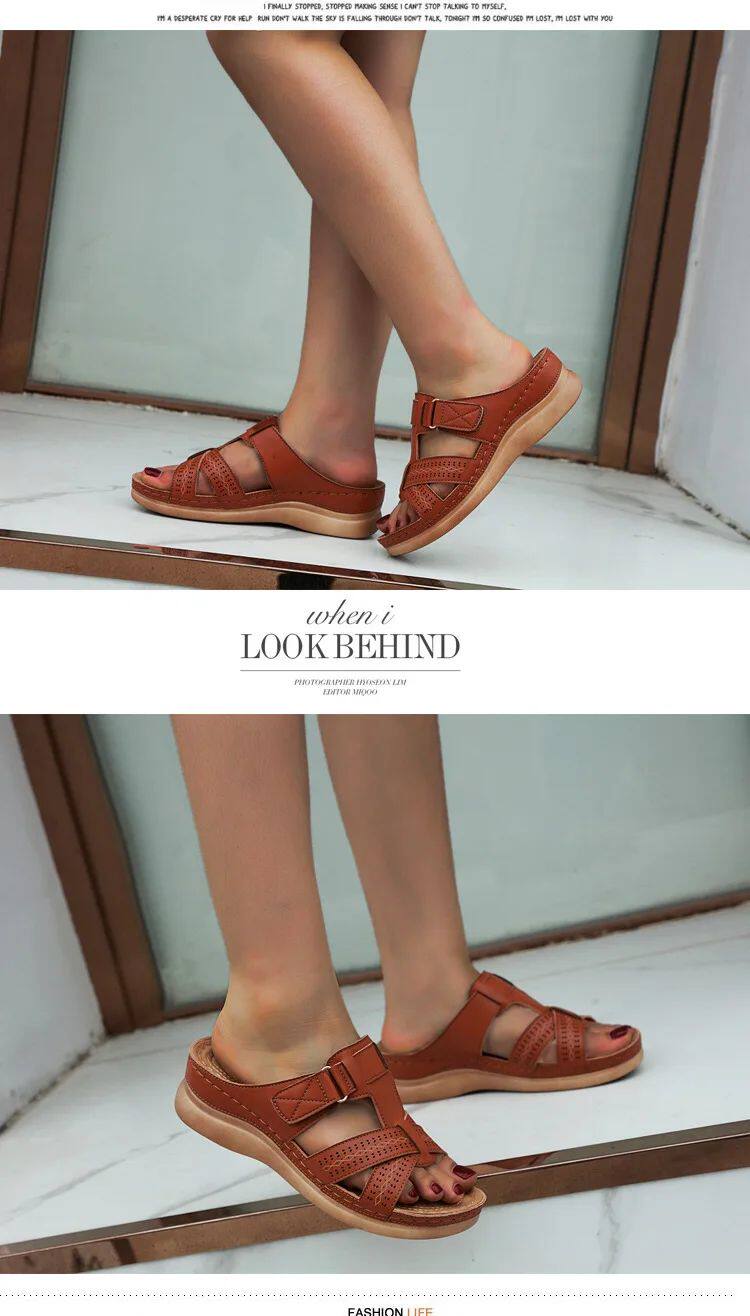 Мода снега сапоги 2023 summer women wedge sandals premium orthopedic open toe OTHER