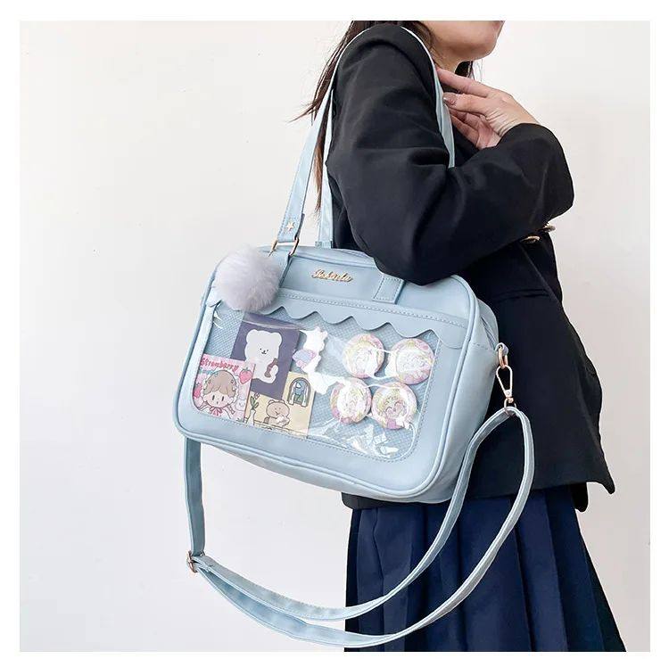 Japanese Kawaii Shoulder Bag For Women кожзаменитель Leather Itabag Tra OTHER / Other 