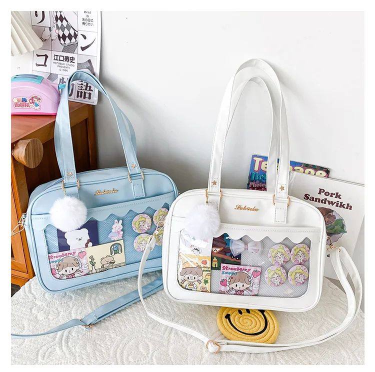 Japanese Kawaii Shoulder Bag For Women кожзаменитель Leather Itabag Tra OTHER / Other 