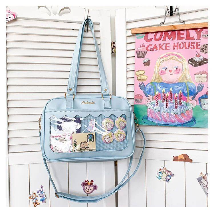 Japanese Kawaii Shoulder Bag For Women кожзаменитель Leather Itabag Tra OTHER / Other 