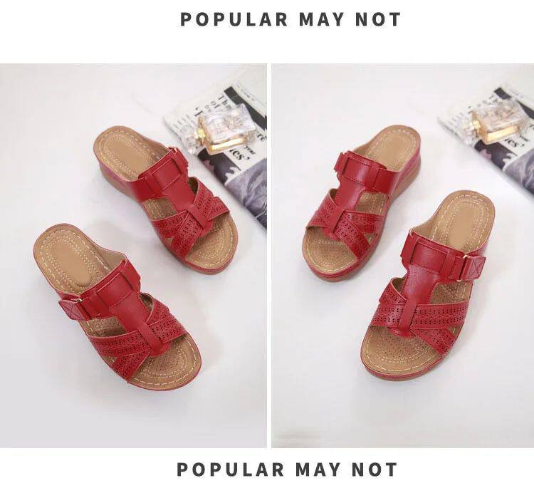Мода снега сапоги 2023 summer women wedge sandals premium orthopedic open toe OTHER