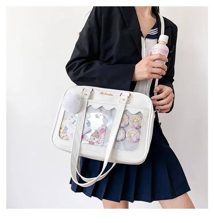 Japanese Kawaii Shoulder Bag For Women кожзаменитель Leather Itabag Tra OTHER / Other 