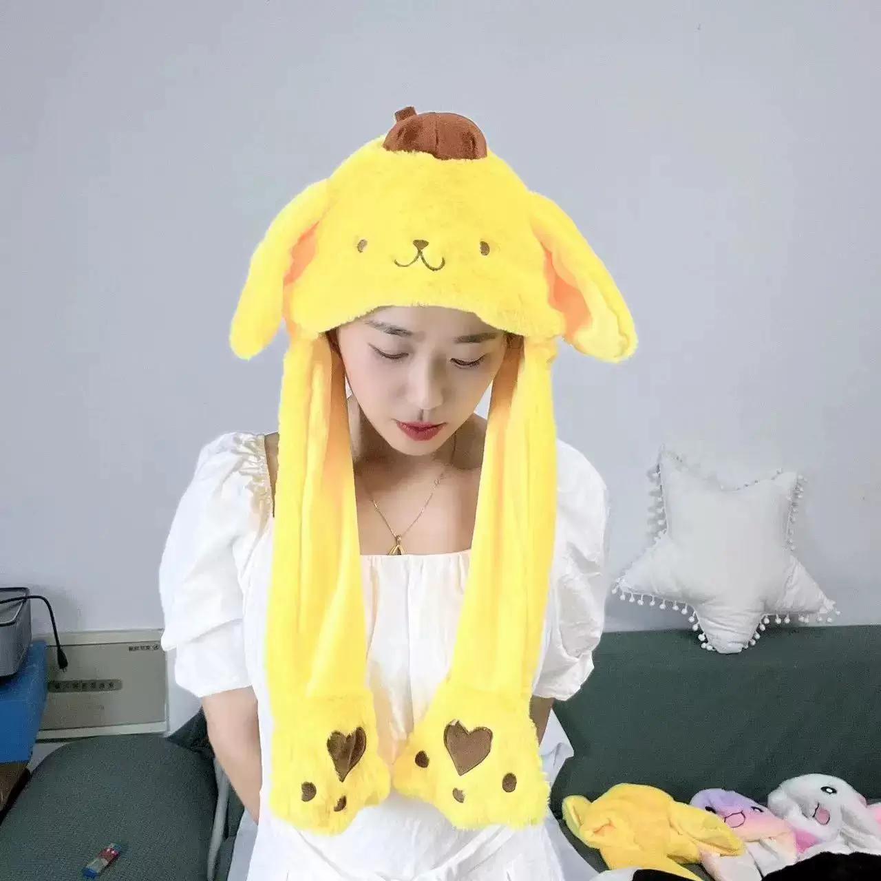 CIN's Roll Kitty San Rio Kawai I KU RO Fan Новая принцесса шапочка мягкая
