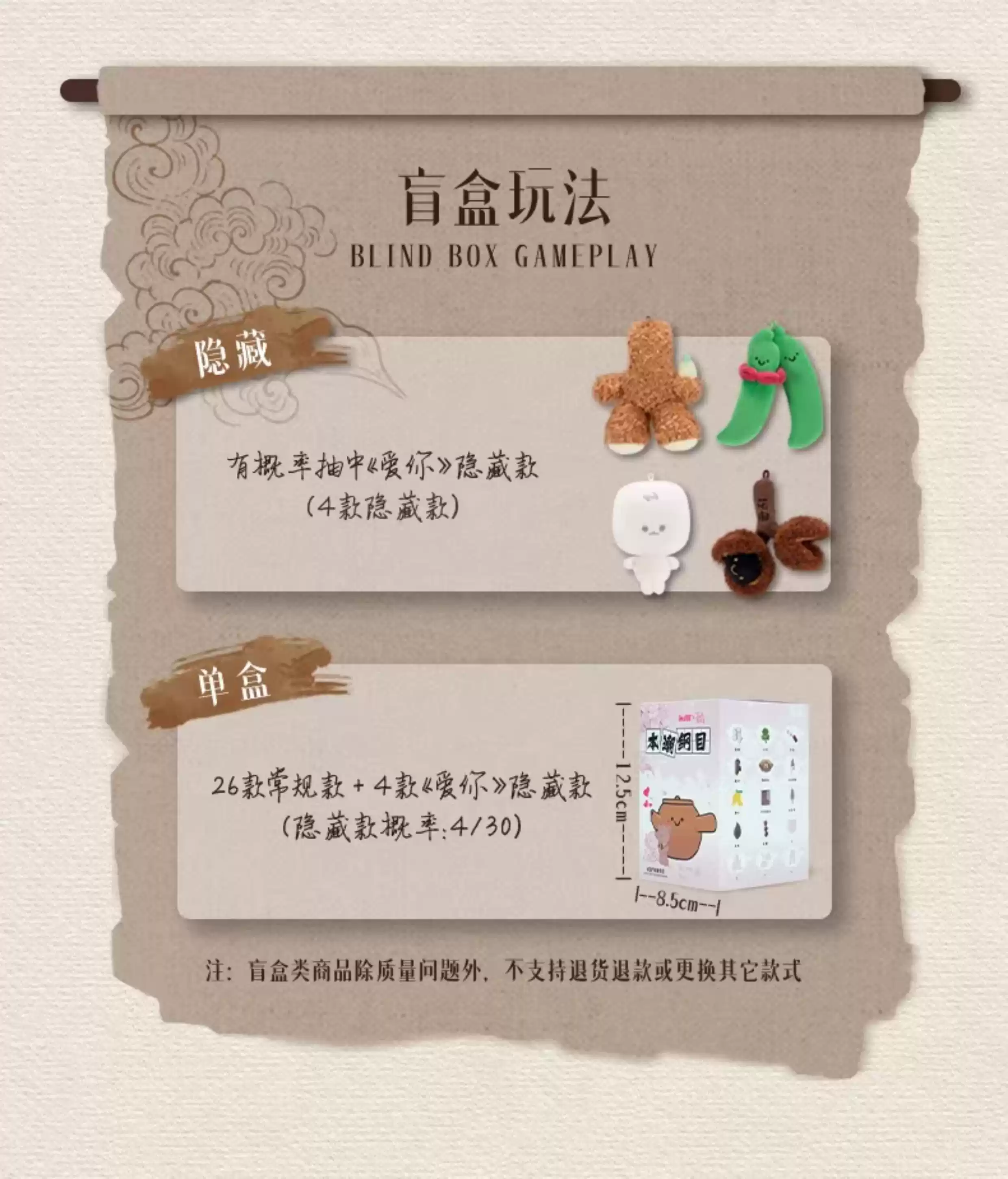 爱你×吾独友偶联名款本潮纲目中药玩偶盲盒挂件潮玩公仔官方周边-淘宝Taobao | 天猫Tmall