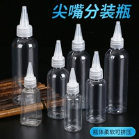 Прозрачная бутылка, пластиковый клей, пигментированный лосьон