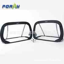 Popular export large size fine mesh beach steel wire football goal with multiple colors optional portable folding jumping gantry