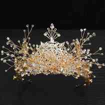 Bridal Crown Headdress Forest Hair Accessories Hair Crown Korean Fairy Hair Accessories Natural Style Dress Accessories Manufacturer